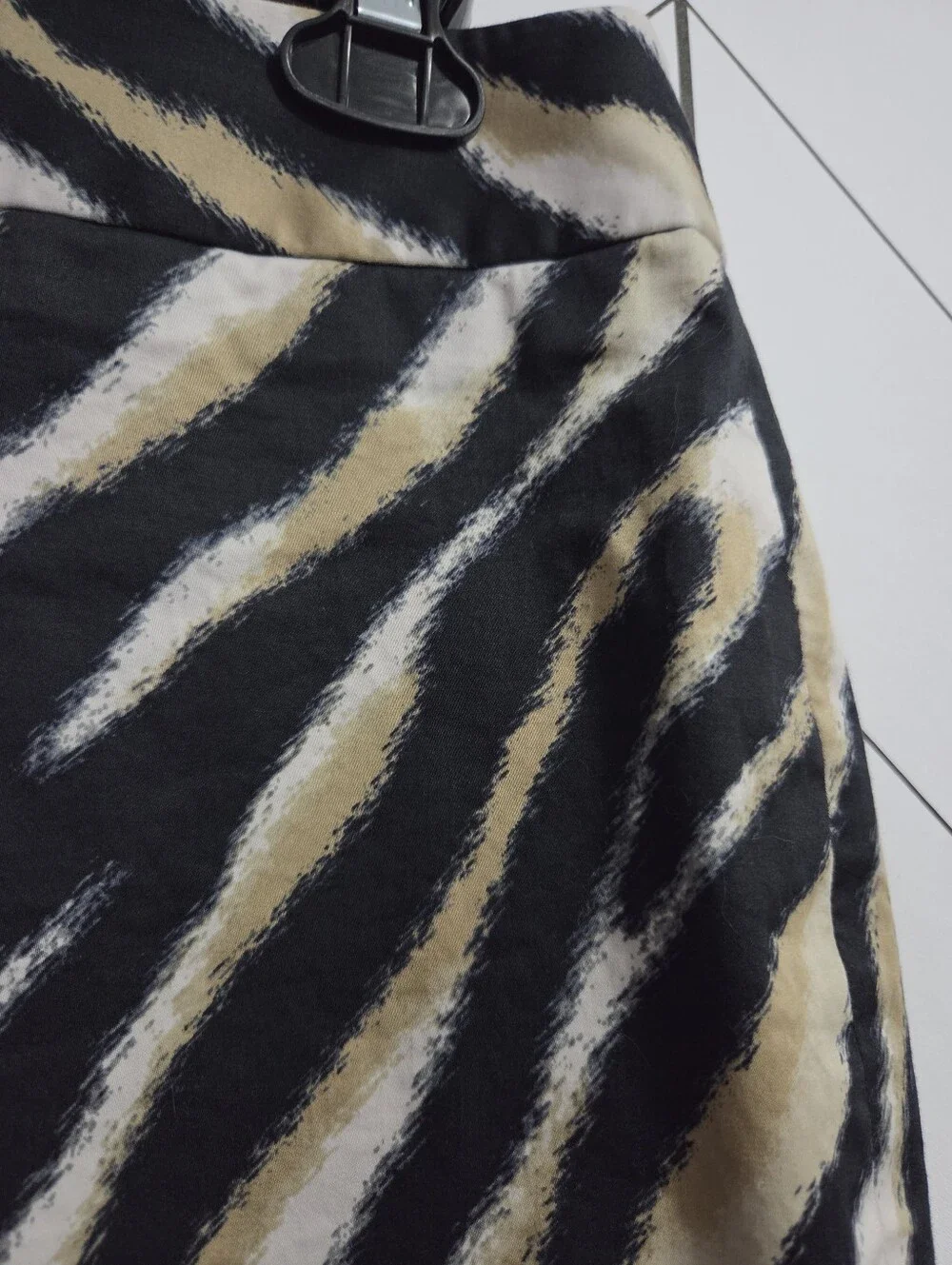 Talbots Animal Print Knee Length Lined Pencil Skirt, Size 10